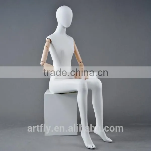 Fabric Covered Sitting Female Mannequins Manufacturer photo-2