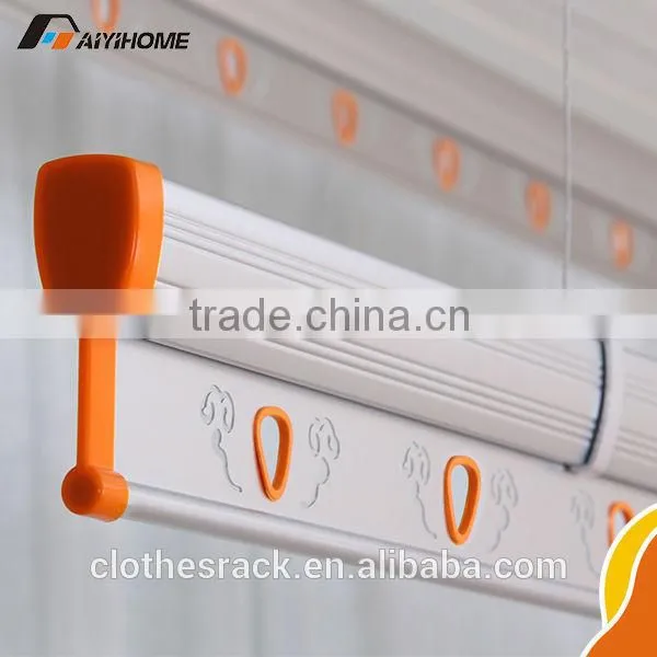 2016 New Arriving Hand Lifting Aluminum and Stainless Steel Mounted Clothes Drying Rack photo-2