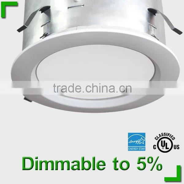UL 6 Inch 13W 15W LED Downlight Restaurant Retrofit Luminaire Led