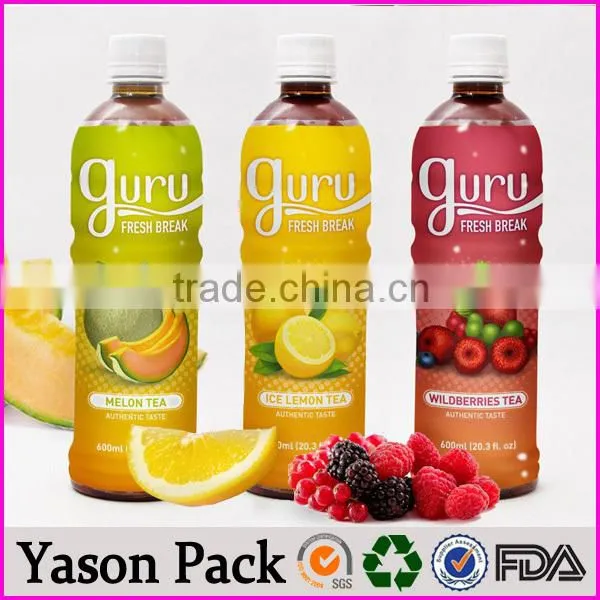 Yason Seamed Shrink Sleeves Shrinkable Plastic Labels Pvc Film Shrink Wrap Film for Food photo-3