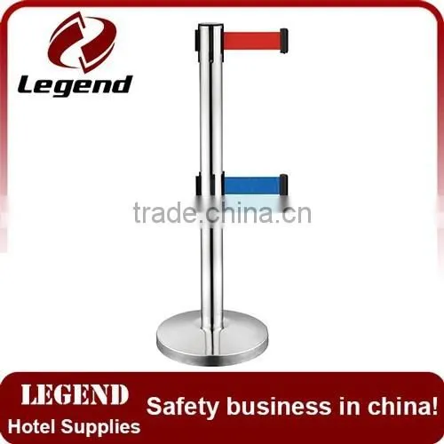 Belt Post Stanchion Crowd Control Barrier Gold Stanchion photo-6