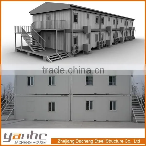 Sandwich panel Steel Prefab House chassis/mining camp/sandwich panel house