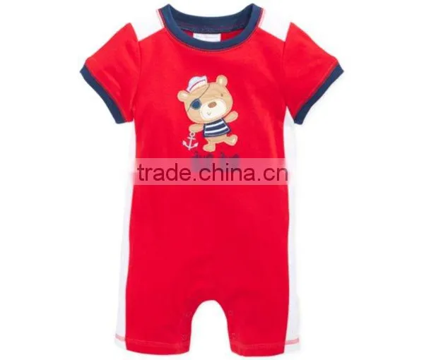 Baby Boys Short Legs Short Sleeve Cute Printing Romper Kids Casual Clothes Quality Choice photo-3