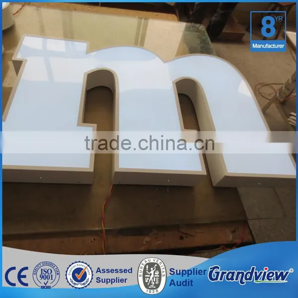 Frontlit Acrylic Letter Illuminated Advertising Outdoor Sign Letter photo-2
