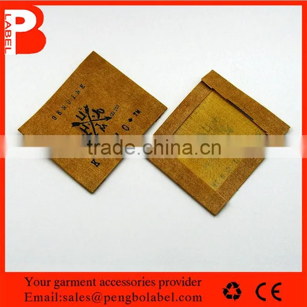 High Quality Recyled Cotton Garment Printed Label photo-2
