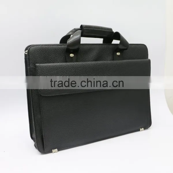Factory Hot Sell Fashion Laptop Bag Real Leather Buisiness Men's Briefcase photo-3