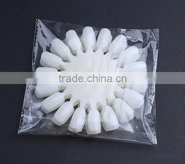 2015 Wholesale Artificial Nail Tip Natural and Clear Color Round Shape Nail Polish Color Chart photo-6