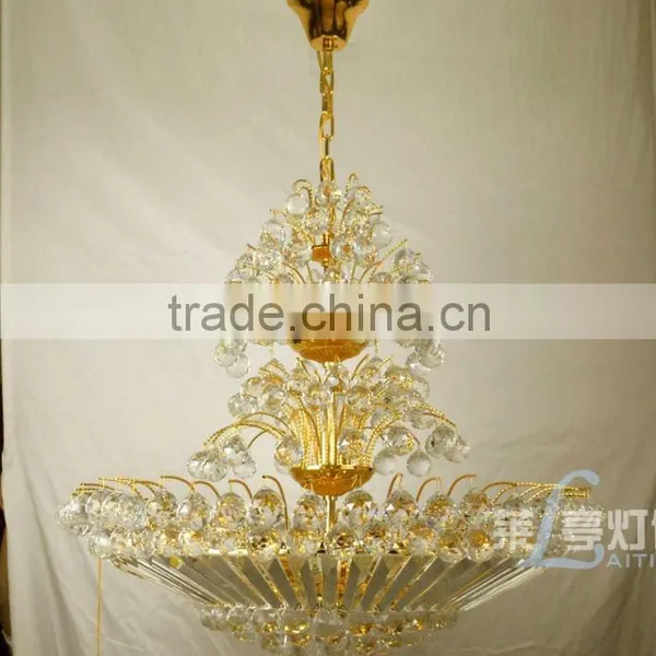 Palace Light Picture Big Size Crystal Chandelier From Zhongshan Lighting Factory photo-3