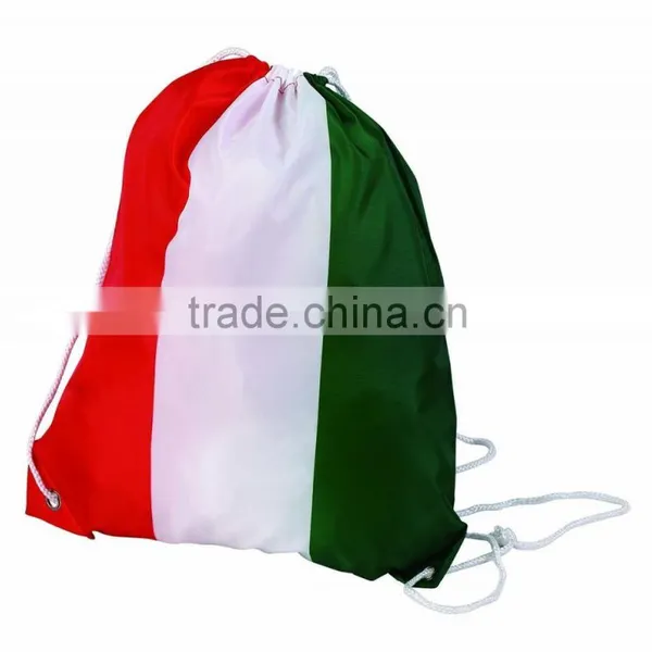 Cartoon Design Red Drawstring Bag photo-3