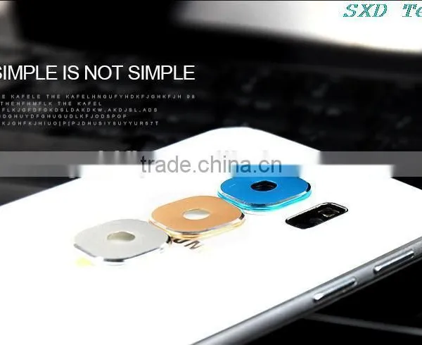 New S6 Rear Camera Lens Metal Protective Ring Guard Cover Protector for Samsung Galaxy S6 Edge Lens Protector Cover LPS6 photo-3