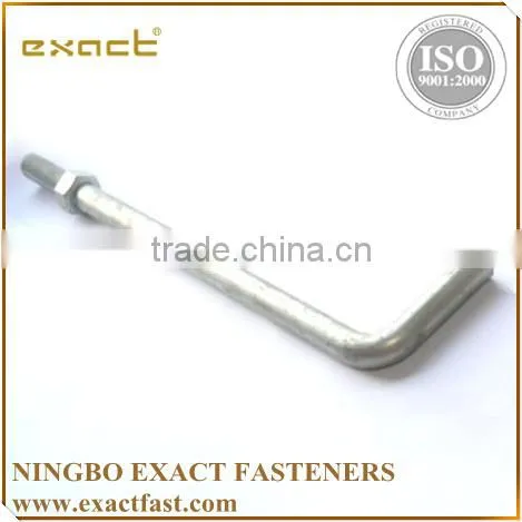 FACTORY SUPPLY HIGH QUALITY ZINC/HDG ASSEMBLED WITH WASHER AND NUT ANCHOR BOLT/ L SHAPE BOLT photo-3