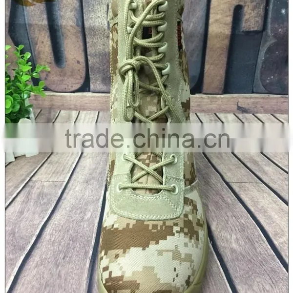 China Fashion Men Dress Waterproof Camouflage Military Tactical Boots Shoes photo-3