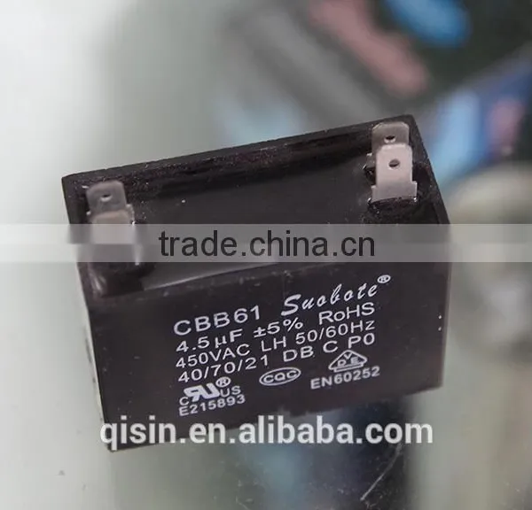 CBB61Polypropylene Film Dielectric ac Capacitors for Horsepower Motor photo-4