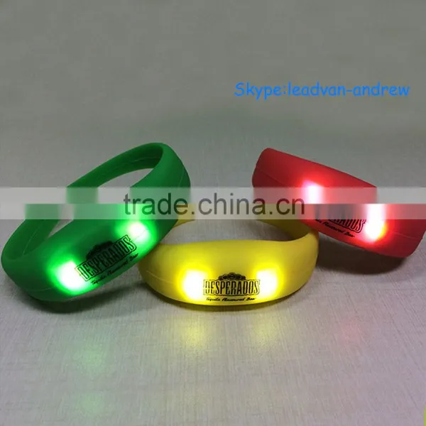 Silicone LED Wristband Burst Sells Sports Jogging Flashing Wristband photo-4