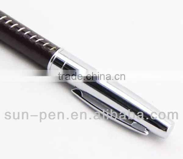 Promotional Fashionale Metal Leather Pen photo-2