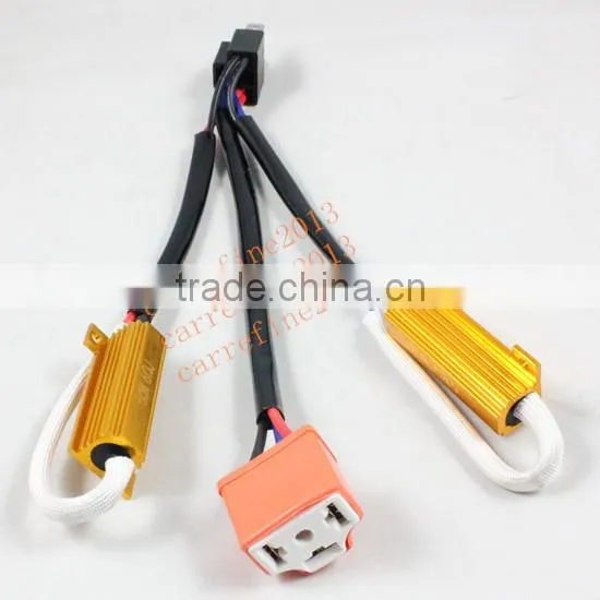 Car Accessory H4 Hi/Lo Beam LED DRL Fog Light Canbus 50W Load Resistor Canceller Decoder for Auto Parts photo-2