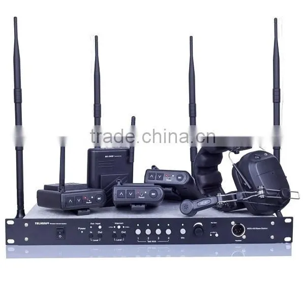 Handsfree Wireless Intercom System for Outside Broadcast Van