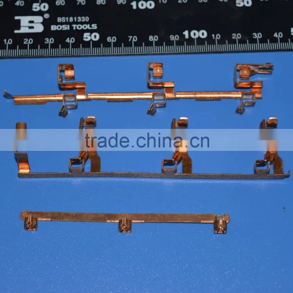 power strip brass electrical contacts