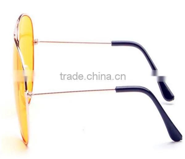 Yellow Unisex HD Night Vision Driving Anti Glare Glasses Eyewear photo-4