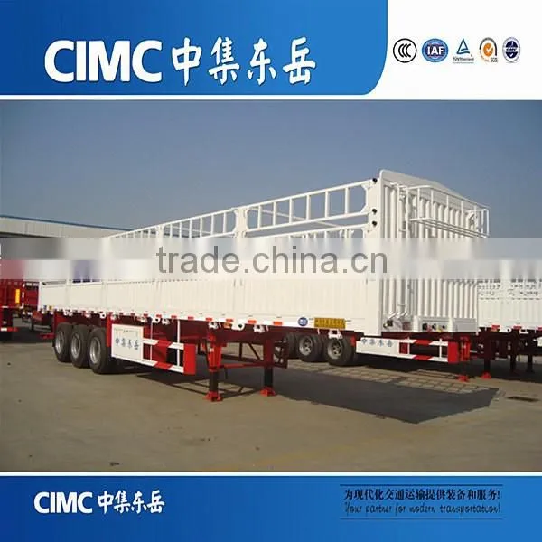 CIMC Tri Axle Stake Body Semi-Trailer With Curtainsider photo-2