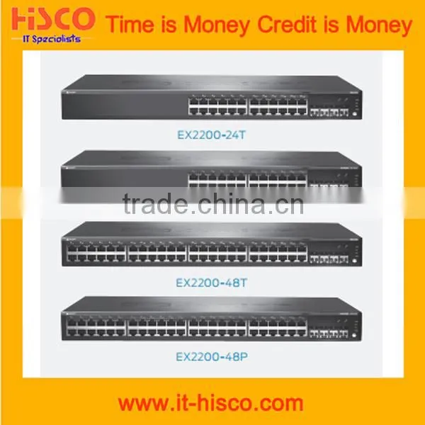 EX2200-24T-4G-DC 24-port 10/100/1000BASE-T Ethernet Switch With Four SFP Gigabit Ethernet Uplink Ports and Internal Power Supply photo-4