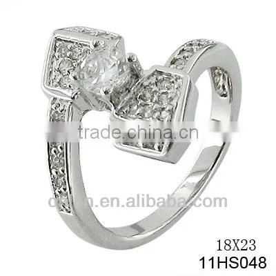 China Manufacture 925 Sterling Silver Horseshoe Nail Ring,
