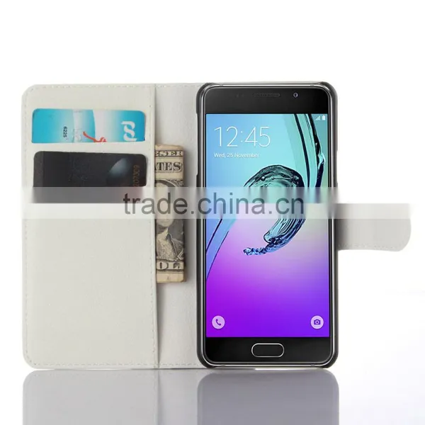 High Quality Leather Card Wallet Folio Stand Flip Case Cover for Samsung GALAXY A3 A310 photo-2