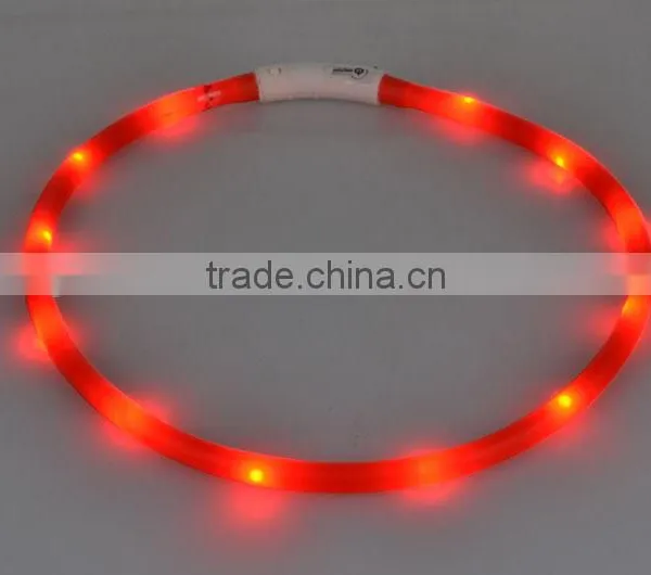 2016 Hot Selling Usb Rechargeable Silicone Led Decorative Dog Collars photo-4