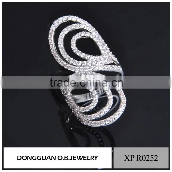 Fashion Designs Value 925 Silver Ring With Clear Zircon Made in China photo-6