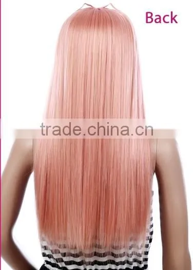 Free Wig Catalogs Synthetic Silk Base Full Lace Wig Sew in js and Company Wig photo-4