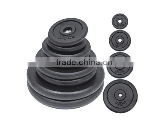 Black Paint Cast Iron Weight Plate photo-2