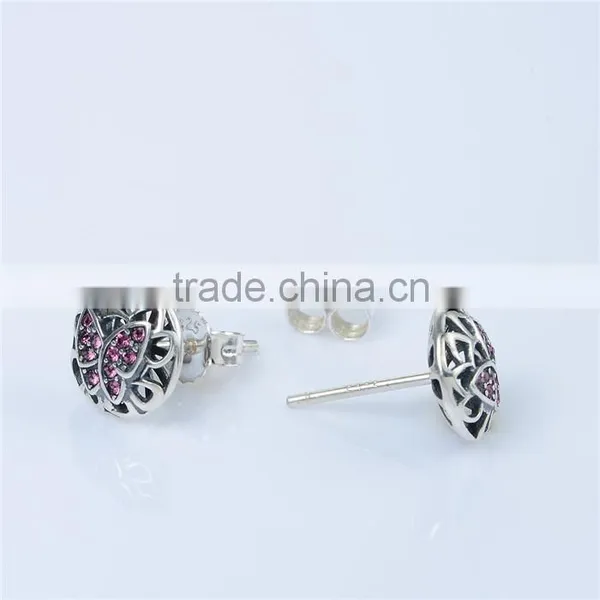 China Factory Made 925 Sterling Silver Jewelry Wholesale Top Design Earring photo-3