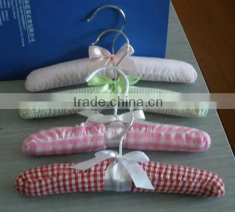 Padded/Satin Clothes Hanger for Suit/Shirt, Gray Colour, New Product photo-4