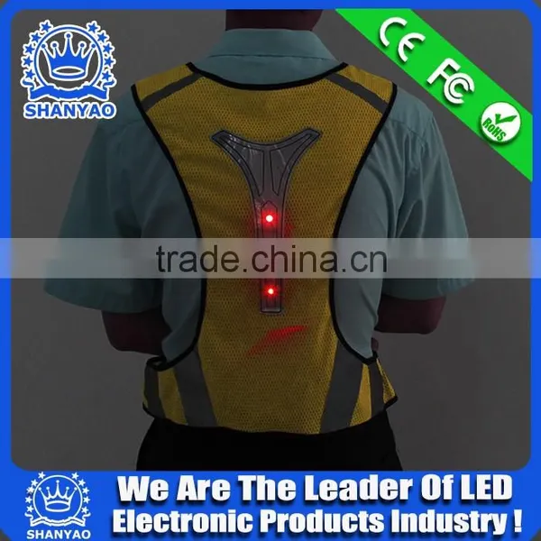 Flashing Led Safety Vest,led Light Reflective Vest,high Visibility Led Safety Vest photo-3