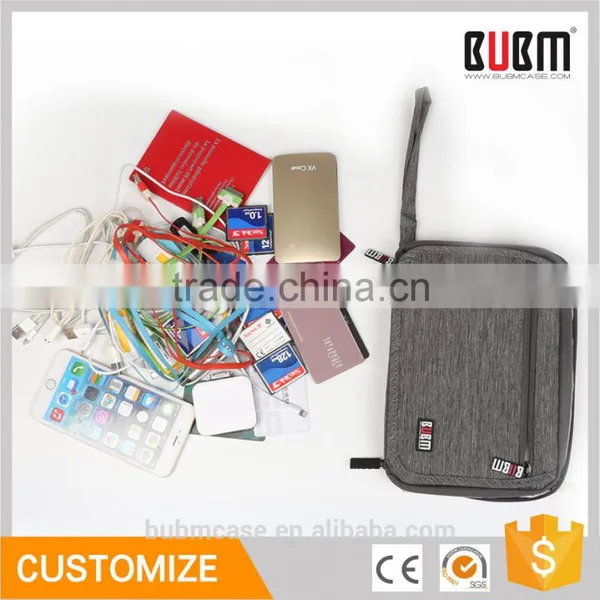 BUBM Promotional Gift Personal Organizer Bag Cable Storage Case for Power Bank photo-2