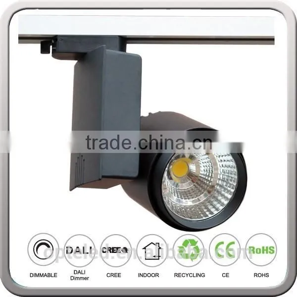 2015 LED COB Track Light Black Dimmable photo-2