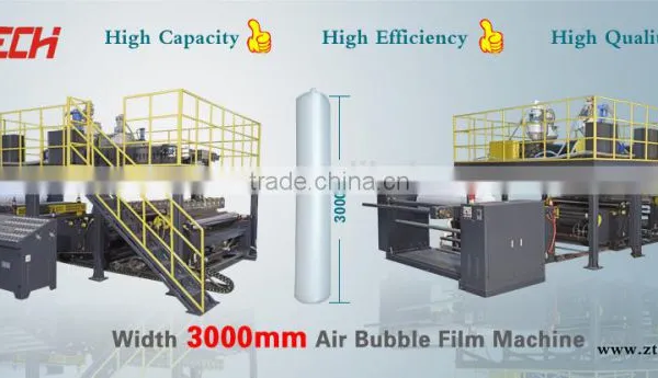 Ztech 2016 Hot Selling 2 or 3 Layers Air Bubble Wrap Machine photo-2