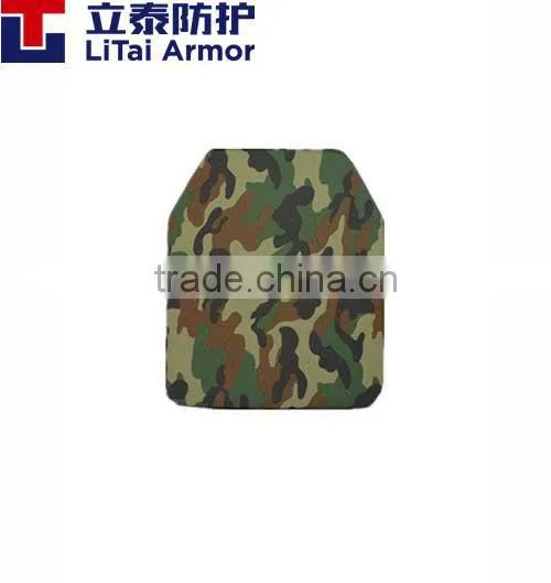 SAPI Rifle Bulletproof Plate for Army, Ballistic Plate, Silicon Carbide Ceramic+PE Backing With Multi-curve, Armor Plate