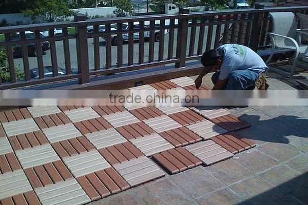 PE DIY Wood and Plastic Flooring Outdoor Decking Flooring photo-2