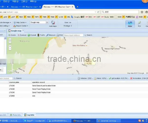 Car Gps Tracking System With Remote Control AMWELL Vehicle Gps Tracker T360-106 With Gps Satellite Map photo-6