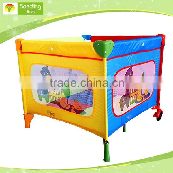 Square Playpen Baby Furniture, Folding Baby Playpen Bed, Portable Outdoor Playpens photo-2
