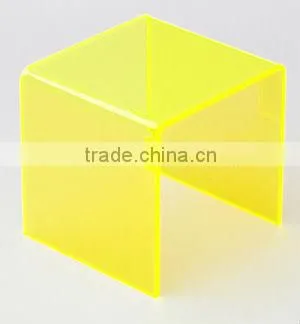Fluorescent U shape riser , acrylic riser