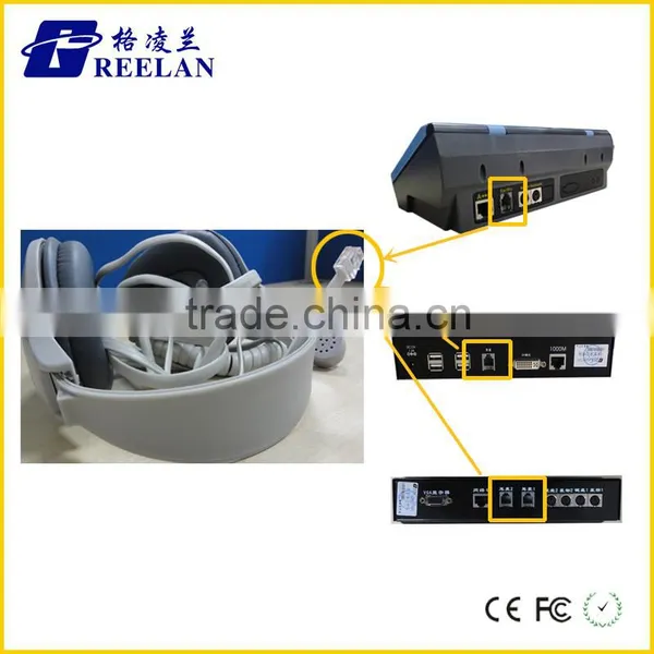 High Quality Headset Headphone Earphone for Language Lab Equipment System photo-5