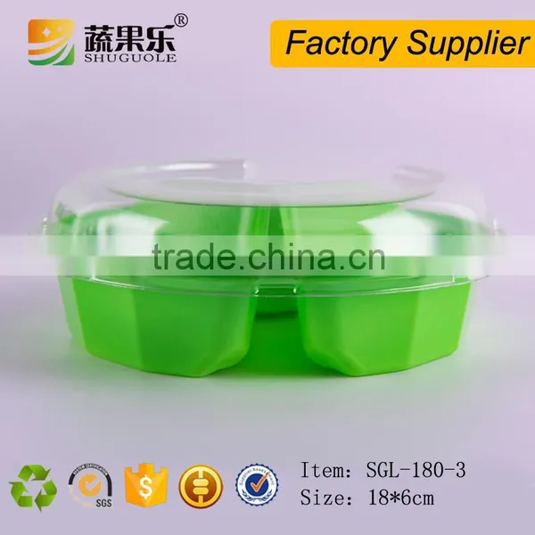 Disposable Plastic Food Container With 3 Compartment photo-6