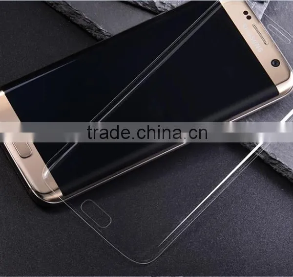 100% Full Size 3D Curved Transparence Tempered Glass Screen Portector for Samsung S7 EDGE photo-4