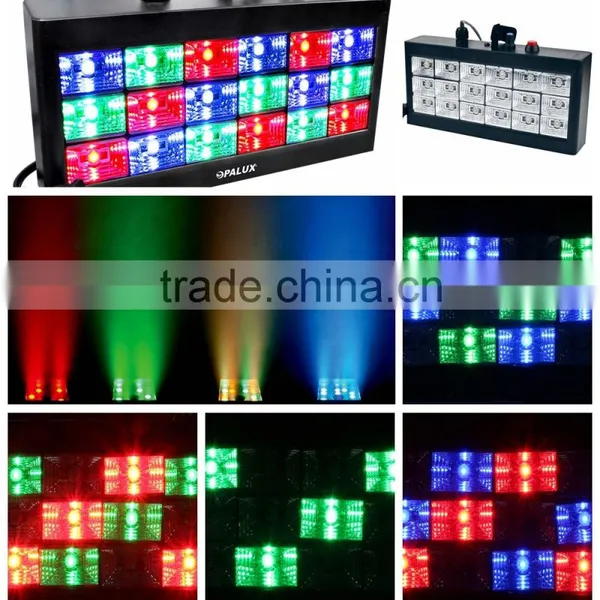 18pcs RGB Full Color LED Mini Strobe Light High Brightness Strobe Light Disco Party Light photo-4