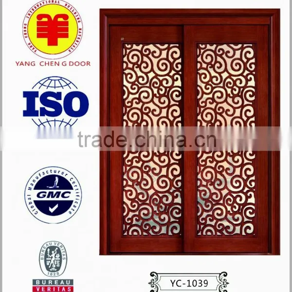 Custom Solid Wood Glass Sliding Door, Balcony Sliding Glass Door