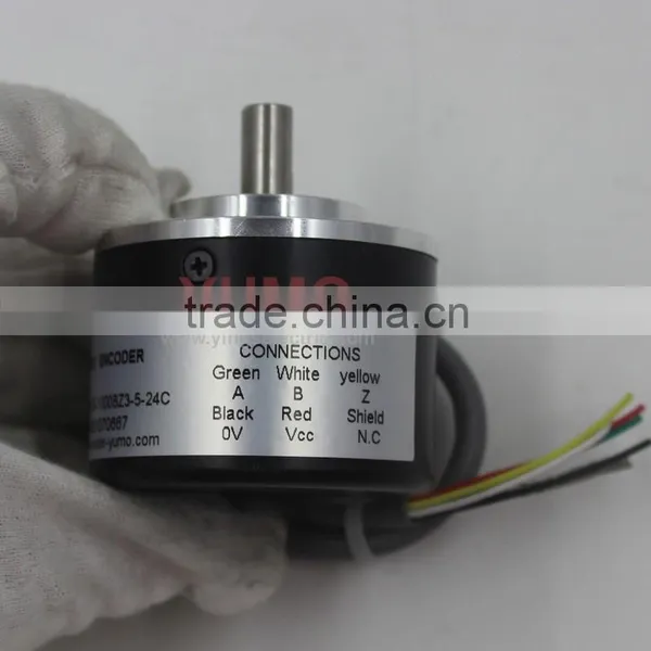 ISC5208 1000 Phase CNC System Machine Solid Shaft Encoder Optical Price Incremental Rotary Encoder photo-5