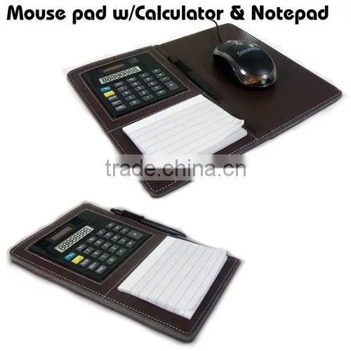 Eco-friendly pu Leather Notebook With Solar Calculator photo-4