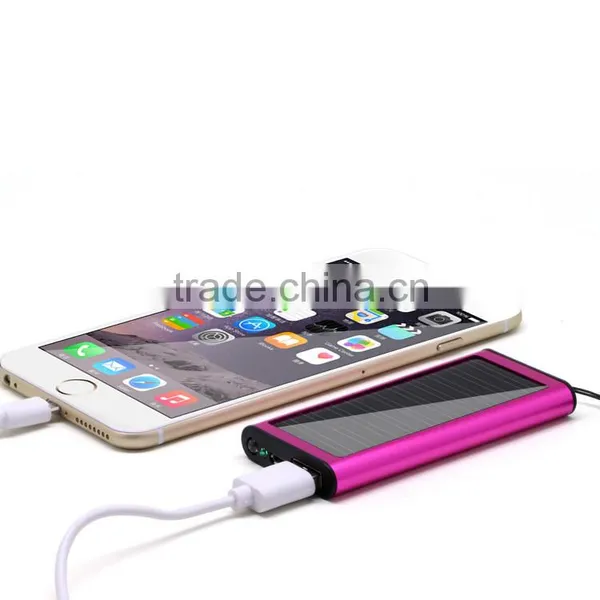 2015 Mini Universal Solar Power Bank for All Mobile Phone